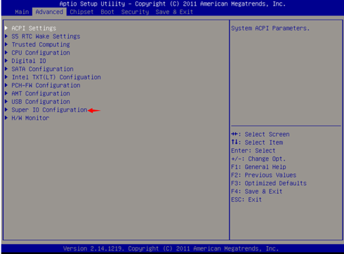 如何設置工業(yè)平板電腦BIOS及485定義的問題